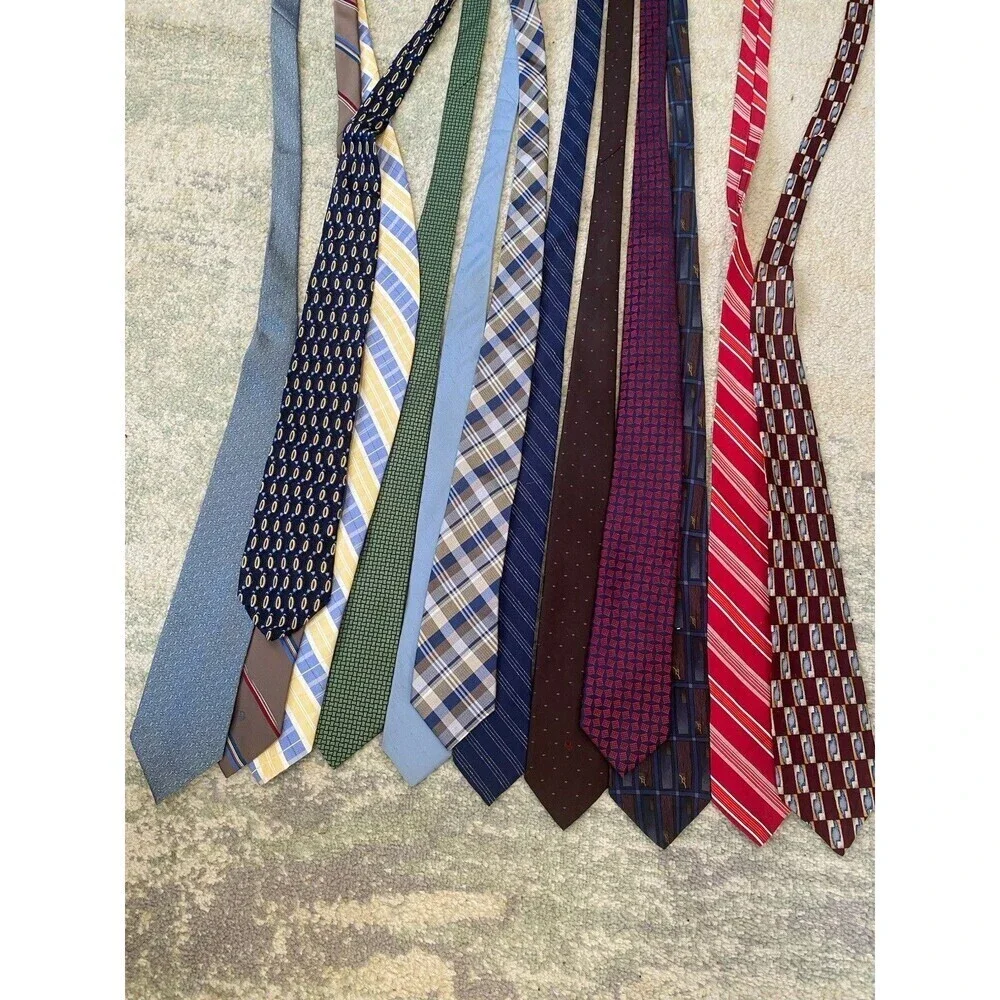 LOT (13) DESIGNER TIES - Christian Dior Brooks Brothers Armani Countess Mara